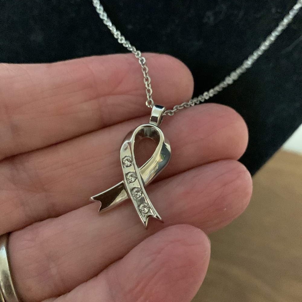 Necklace, breast cancer awareness
